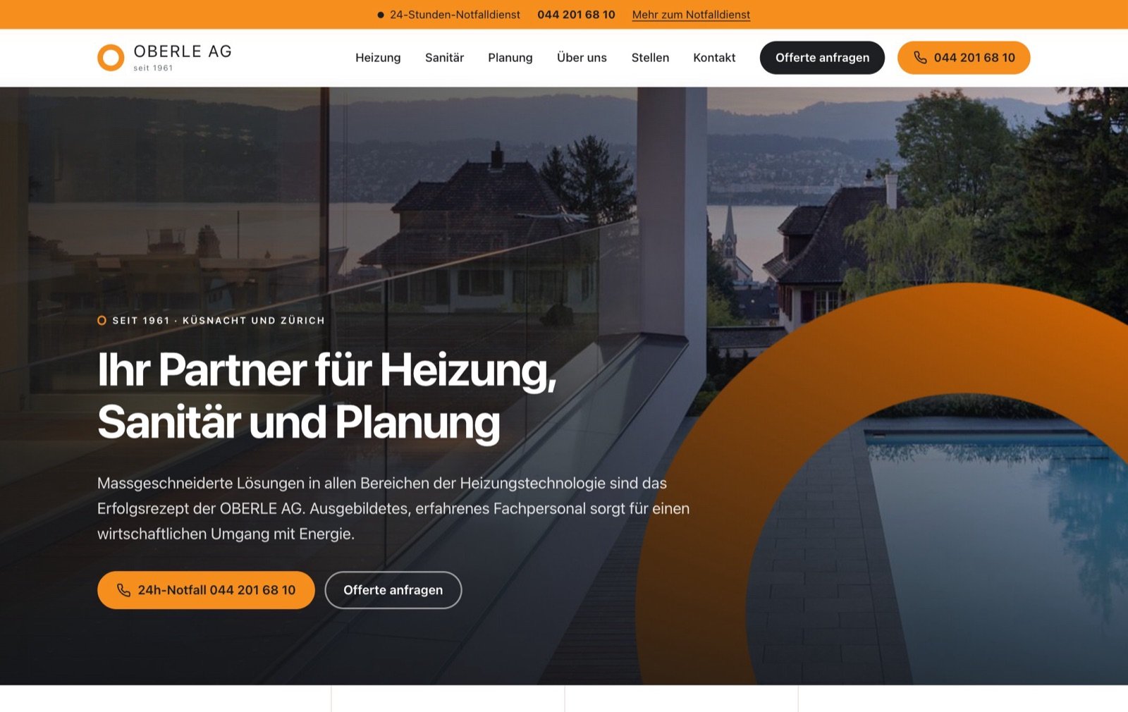 Neue Webseite der OBERLE AG